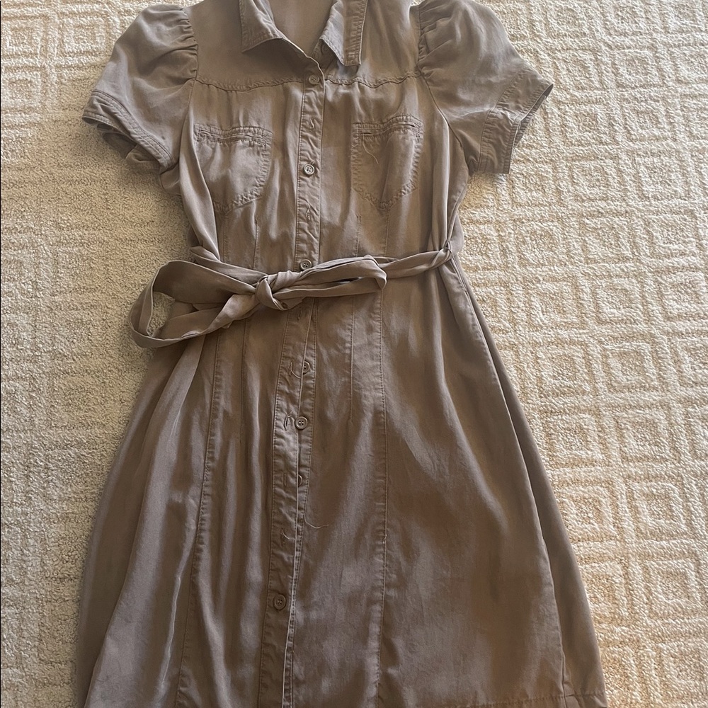 Button up dress